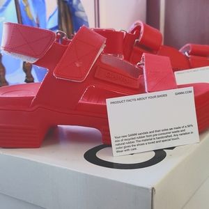 Ganni platform sandals